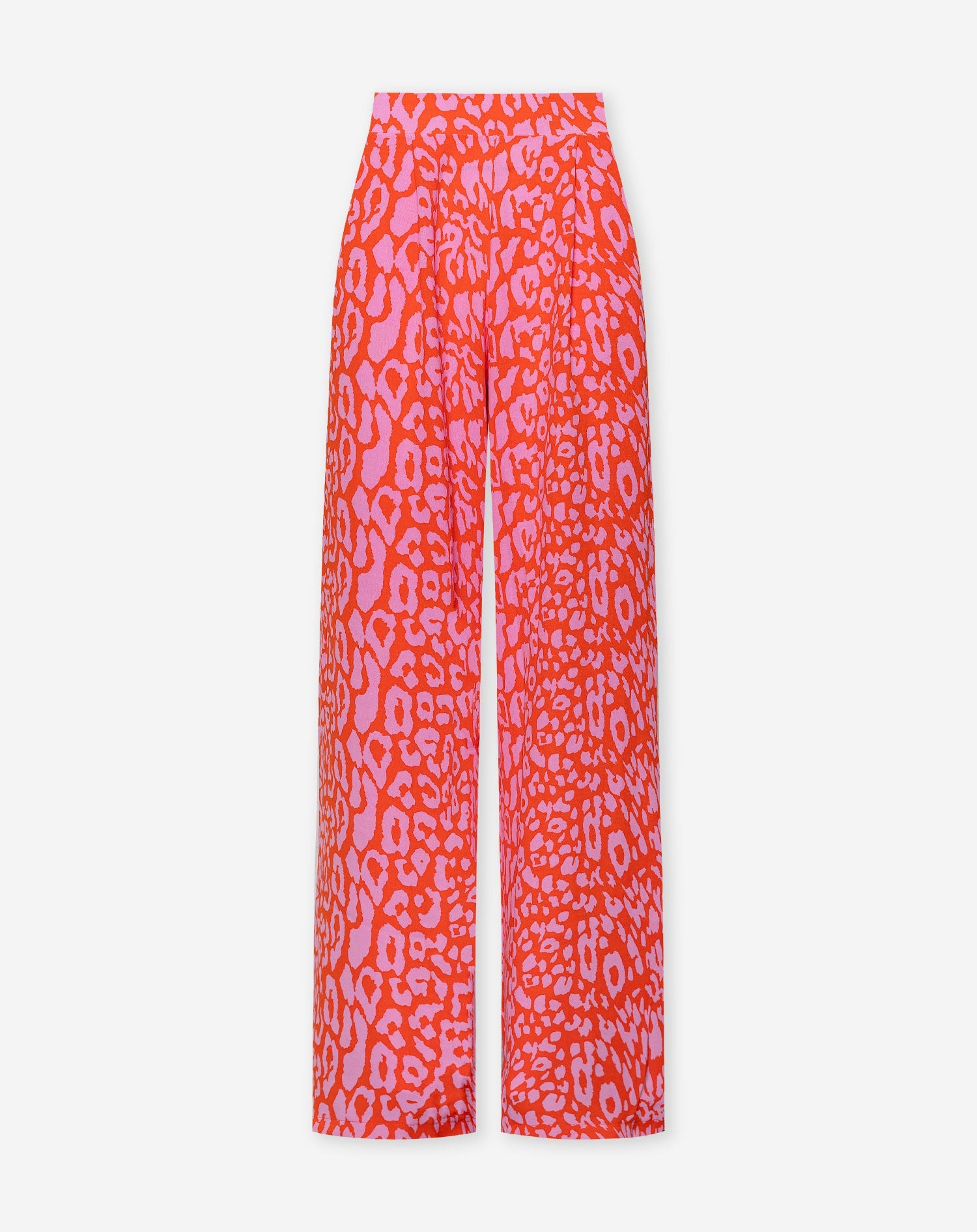 JULIE LEOPARD PANTALON PETITE ORANGE