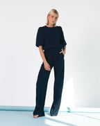 JULIE PANTALON PETITE NAVY BLUE