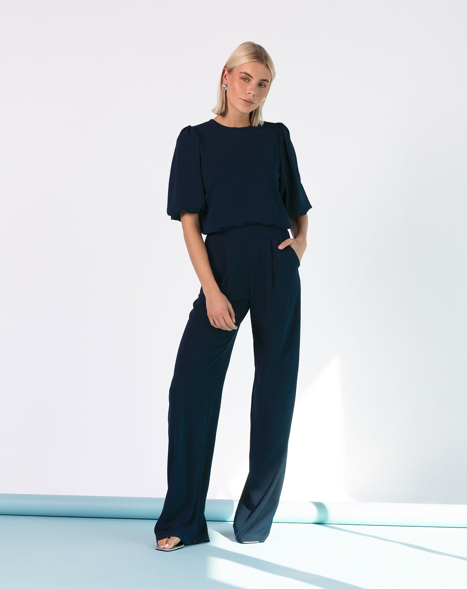 JULIE PANTALON PETITE NAVY BLUE