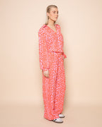 JULIE LEOPARD PANTALON PETITE ORANGE
