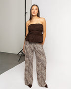 JULIE ANIMAL PANTALON PETITE BEIGE