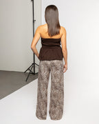 JULIE ANIMAL PANTALON PETITE BEIGE