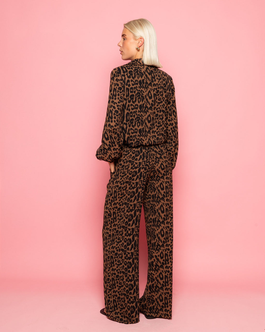 JULIE LEOPARD PANTALON PETITE
