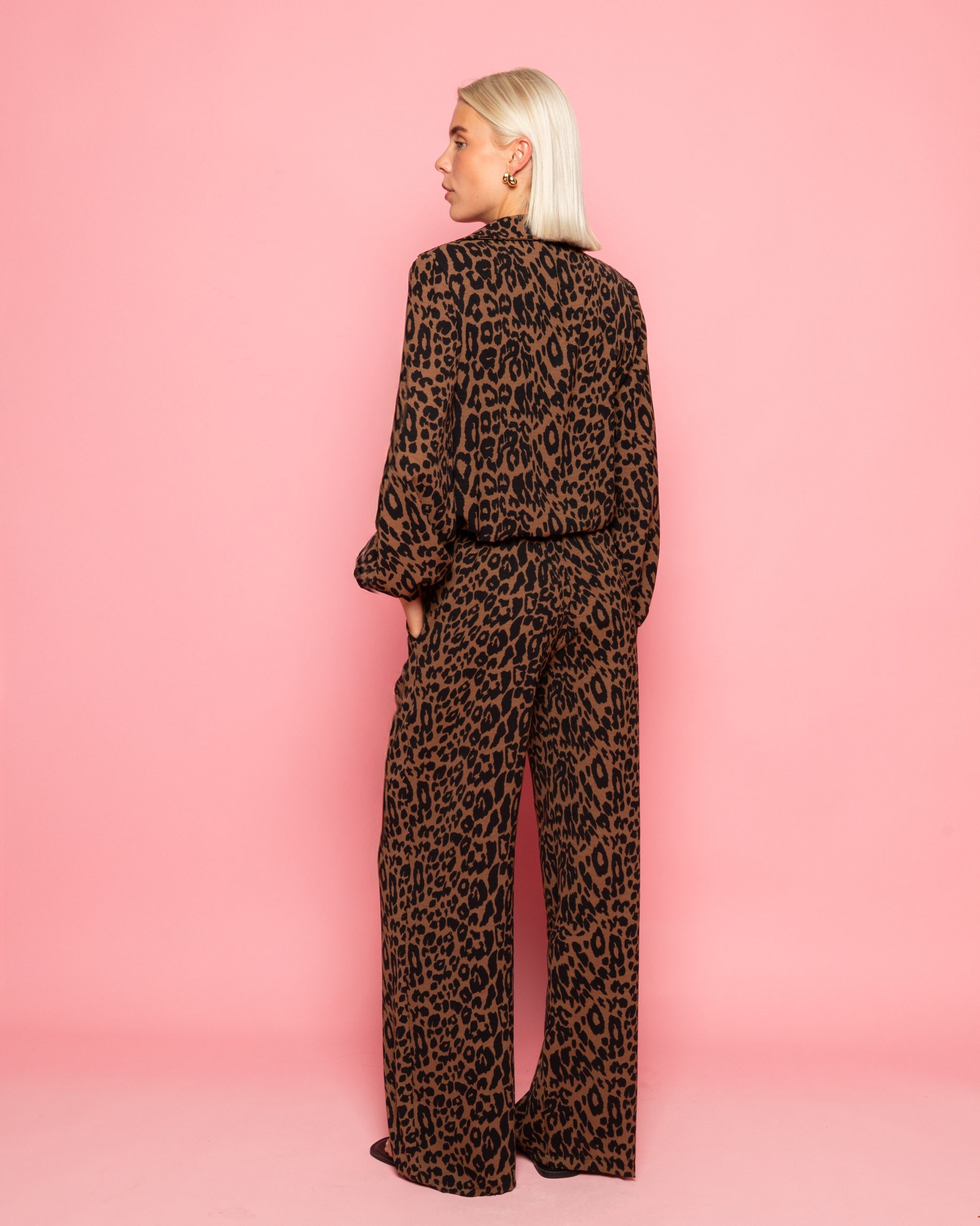JULIE LEOPARD PANTALON PETITE