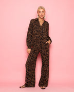 JULIE LEOPARD PANTALON PETITE