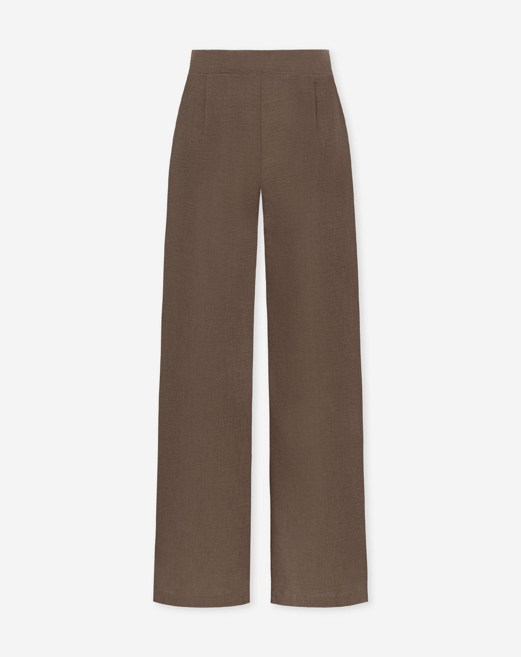 IZZY LINEN STRAIGHT LEG PANTS PETITE BRUIN