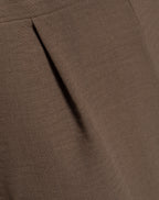 IZZY LINEN STRAIGHT LEG PANTS PETITE BRUIN