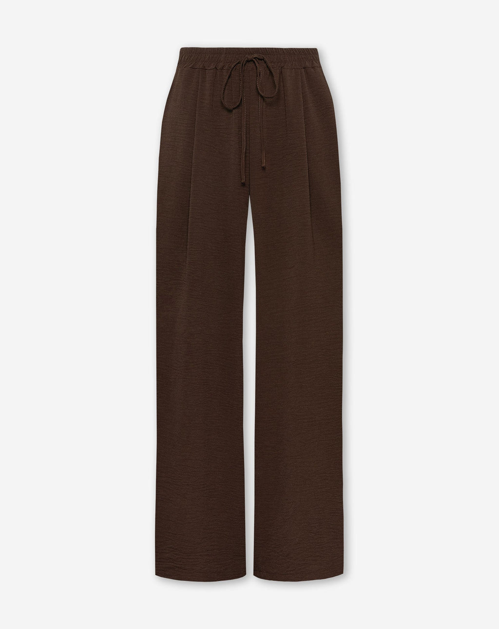 JULIE WIDE LEG PANTALON PETITE BROWN