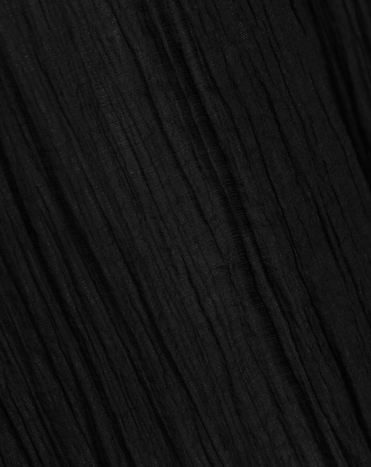 FANCY CHIFFON WIDE LEG PANTS PETITE BLACK