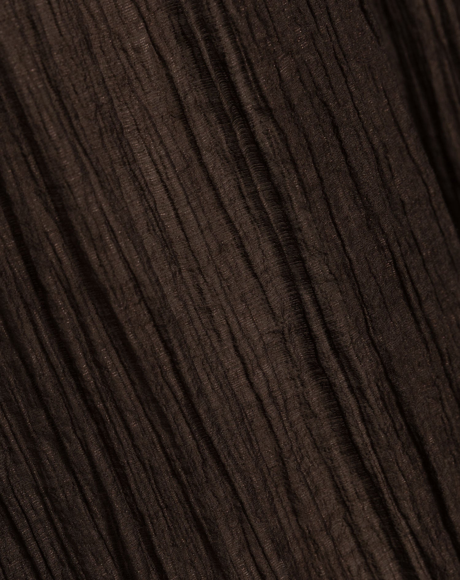 FANCY CHIFFON WIDE LEG PANTS PETITE BROWN