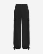 CARGO PANTALON PETITE ZWART