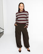 CARGO PANTALON PETITE BROWN