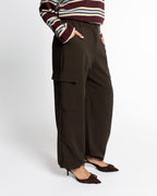 CARGO PANTALON PETITE BROWN