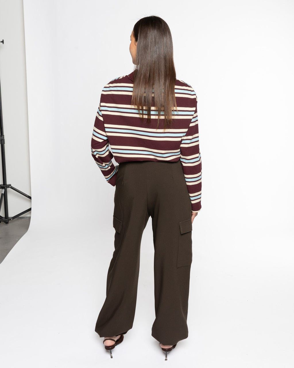 CARGO PANTALON PETITE BROWN