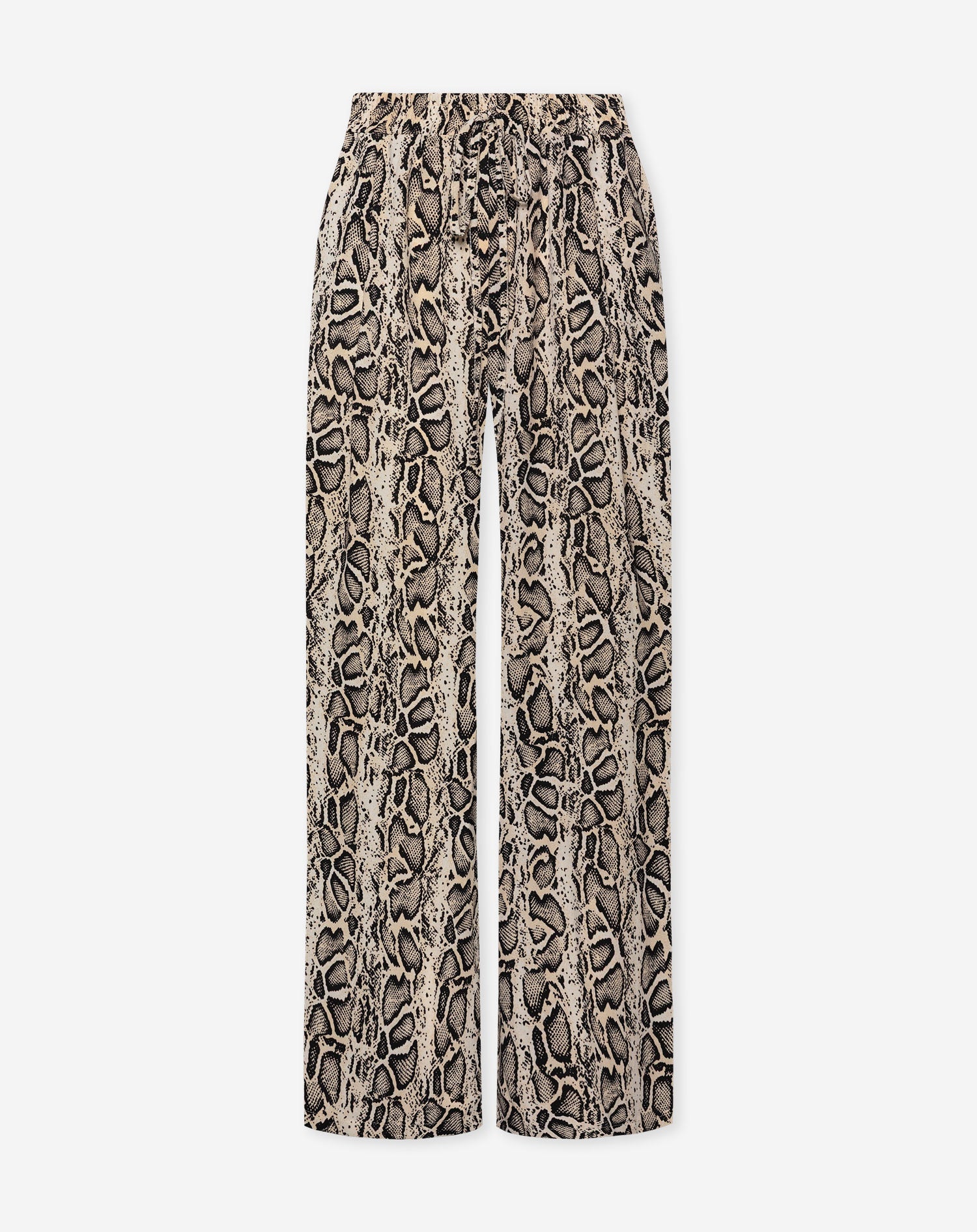 JULIE SNAKE WIDE LEG PANTALON PETITE BEIGE