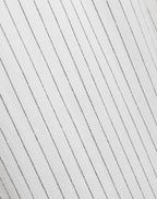 PINSTRIPE LINEN STRAIGHT LEG PANTS PETITE WHITE
