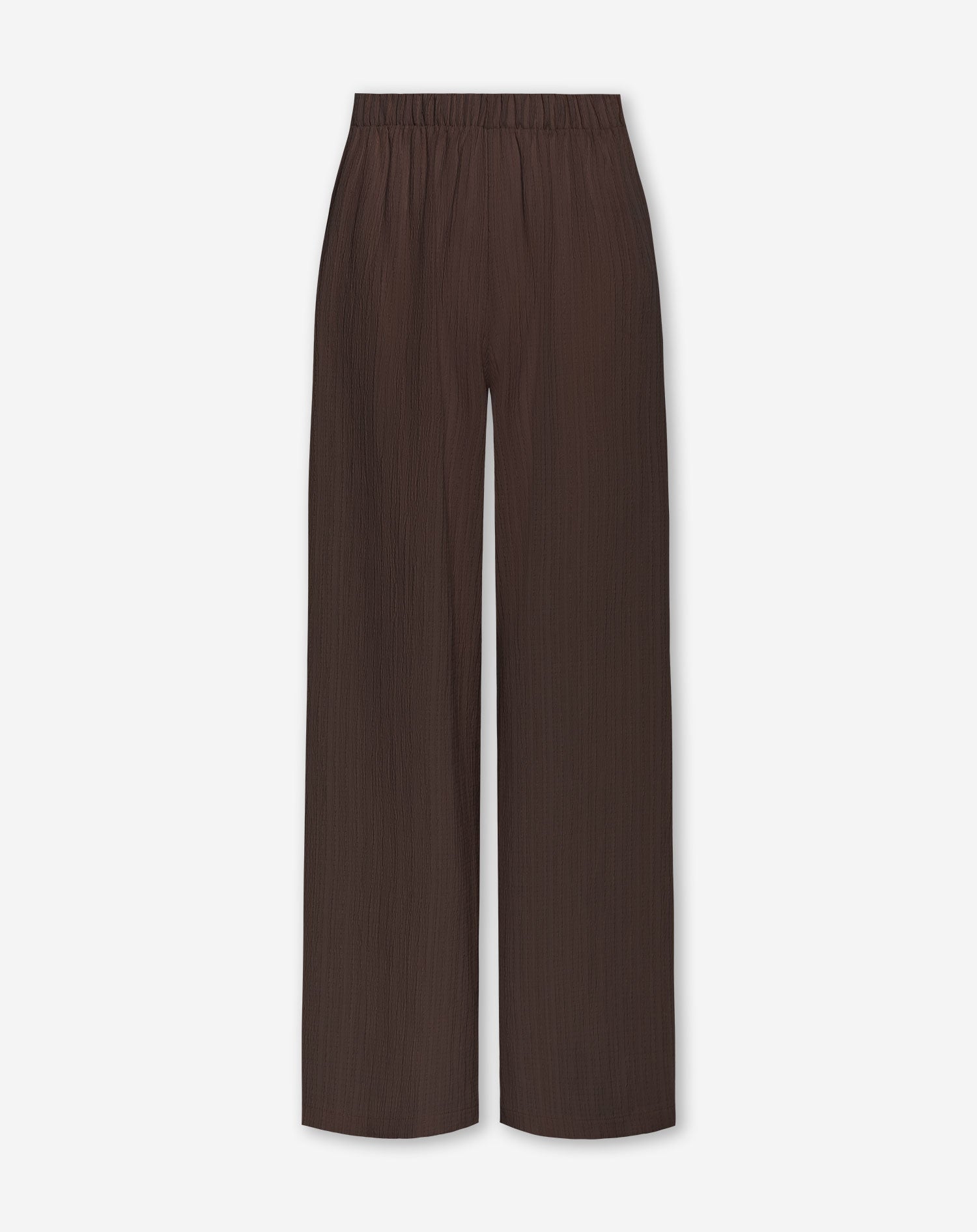 MIMMI STRUCTURE PANTS PETITE BROWN
