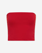 TAMAR STRAPLESS TOP RED