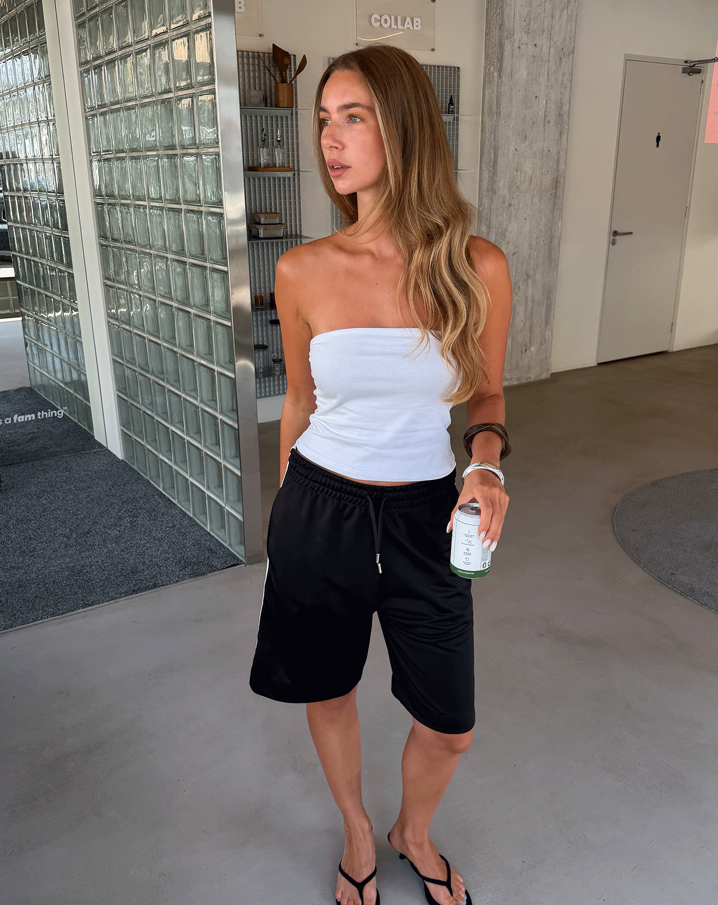 TAMAR STRAPLESS TOP WIT