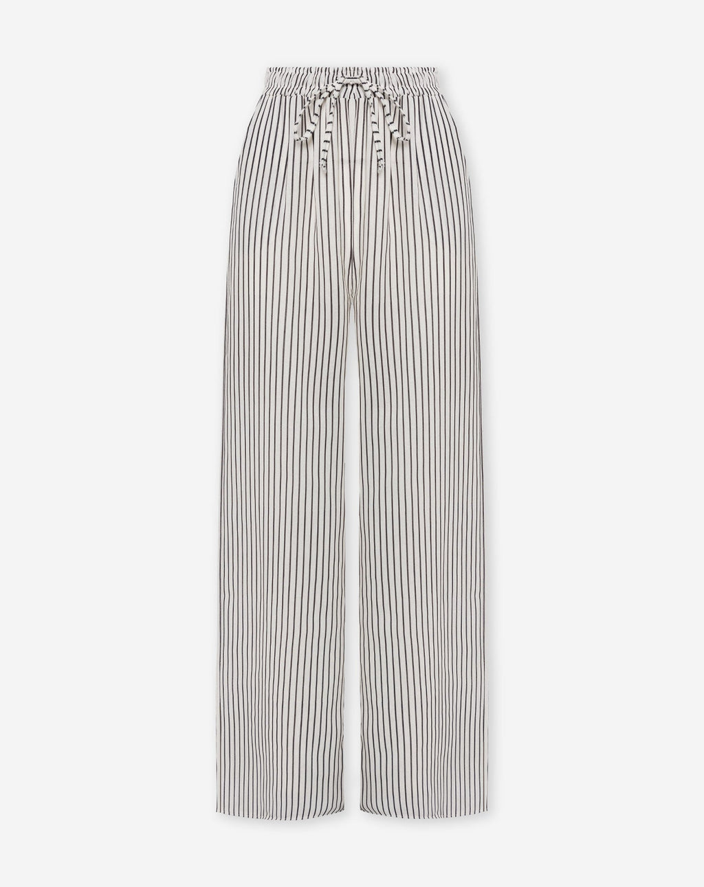 CLARA STRIPE PANTALON PETITE BLACK