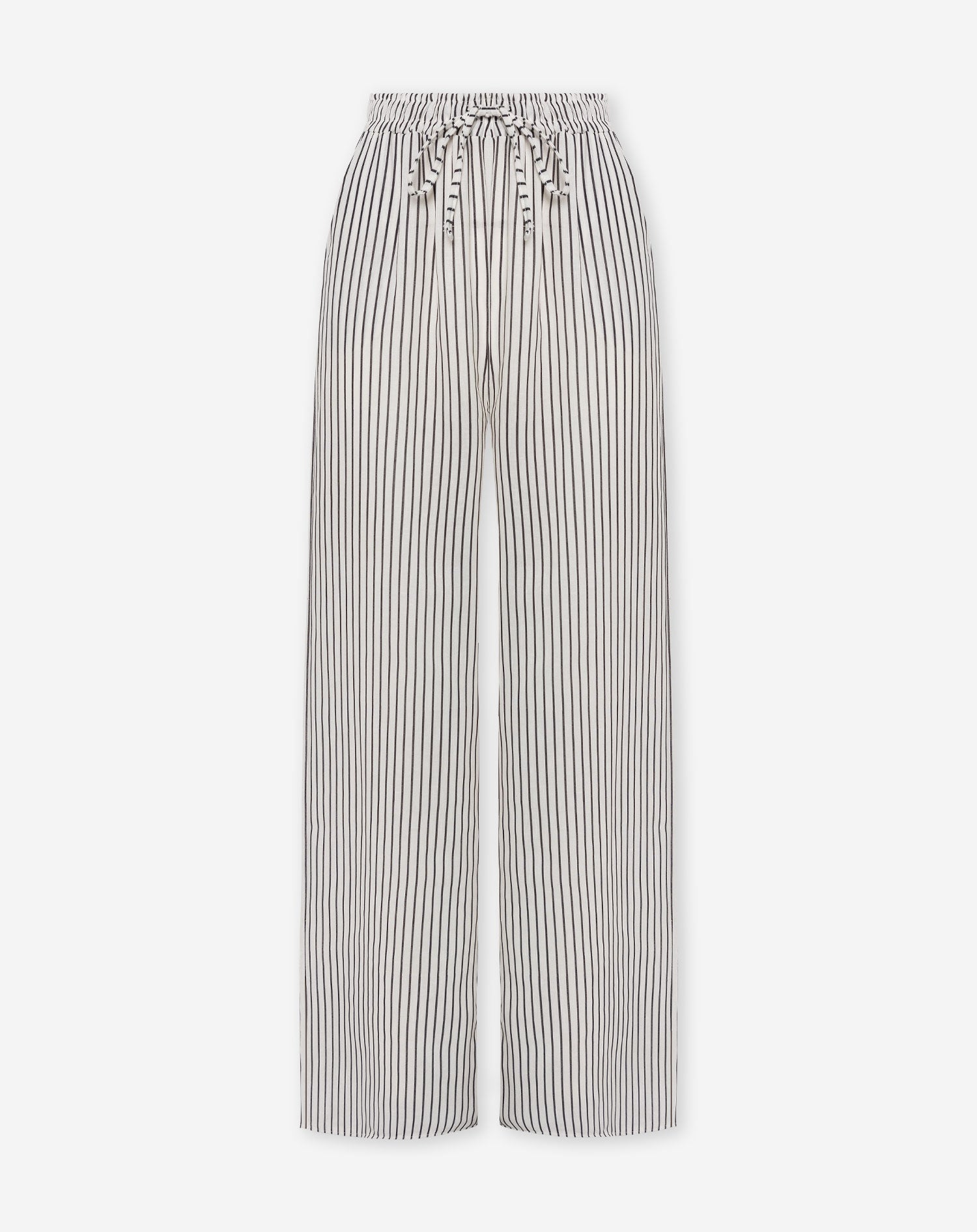CLARA STRIPE PANTALON PETITE BLACK