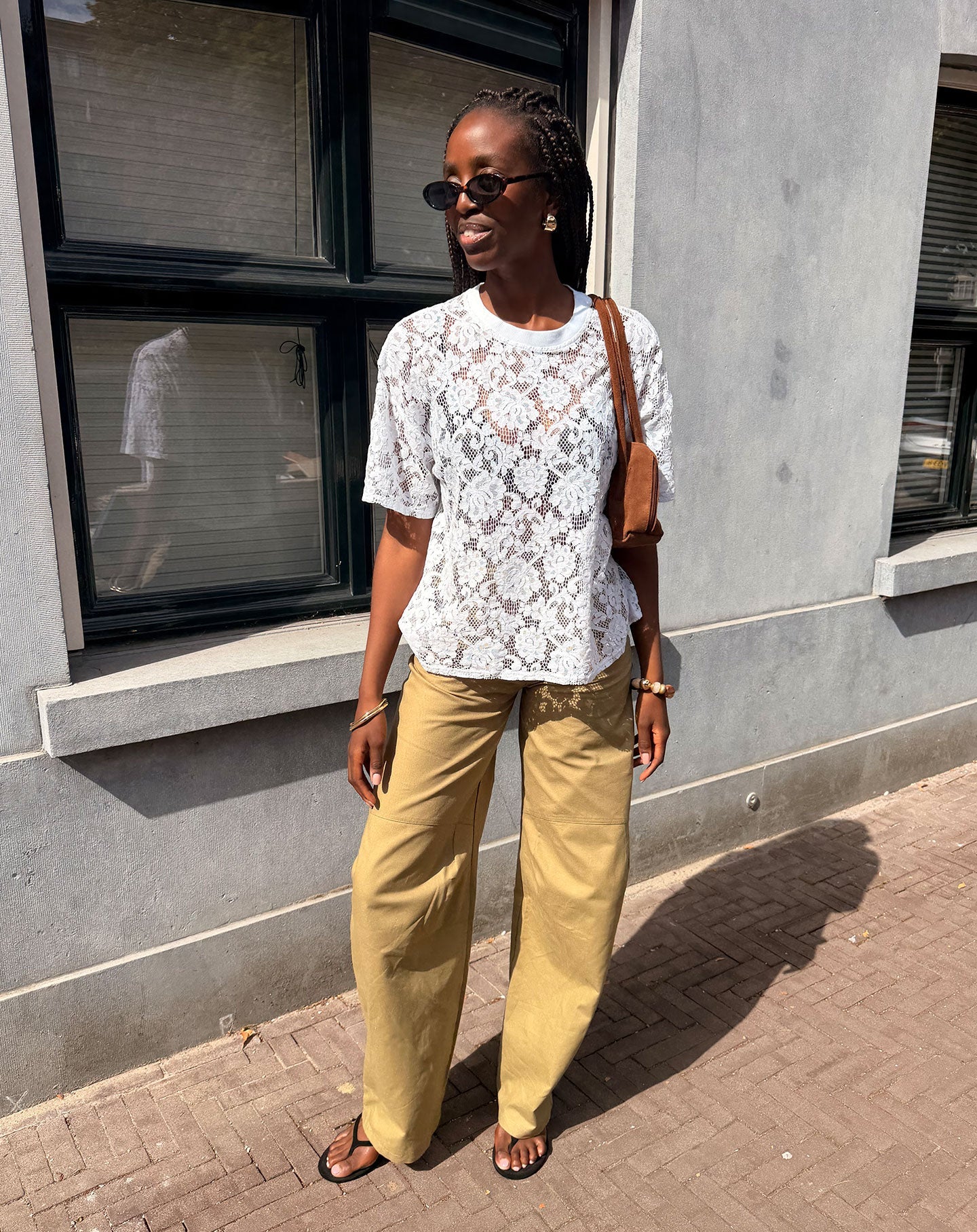 LACE TEE WIT