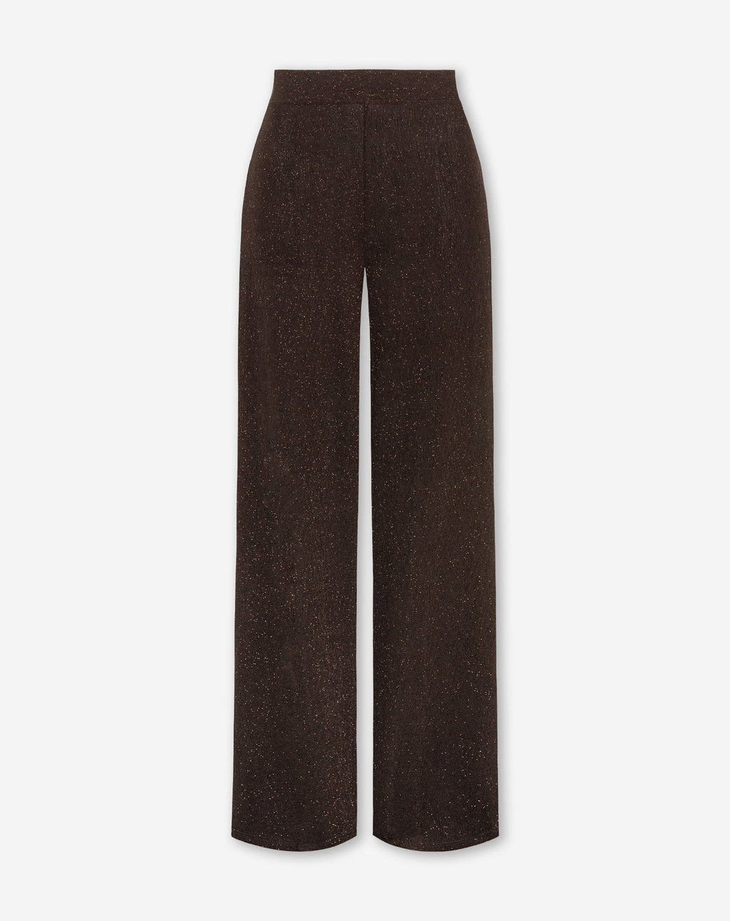 JOANY CRINKLE GLITTER PANTALON PETITE BROWN
