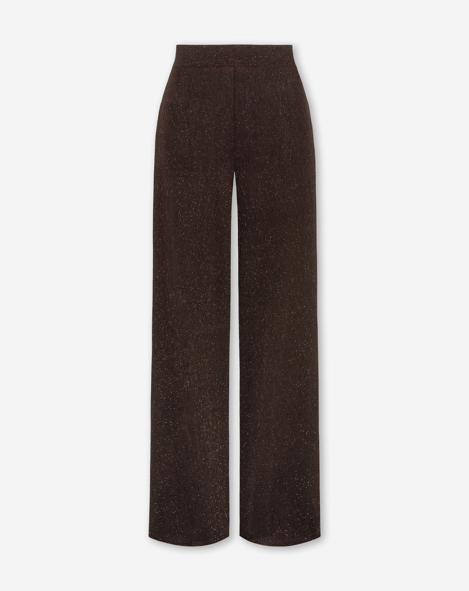 JOANY CRINKLE GLITTER PANTALON PETITE BROWN