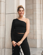 JOANY GLITTER PANTALON PETITE BLACK