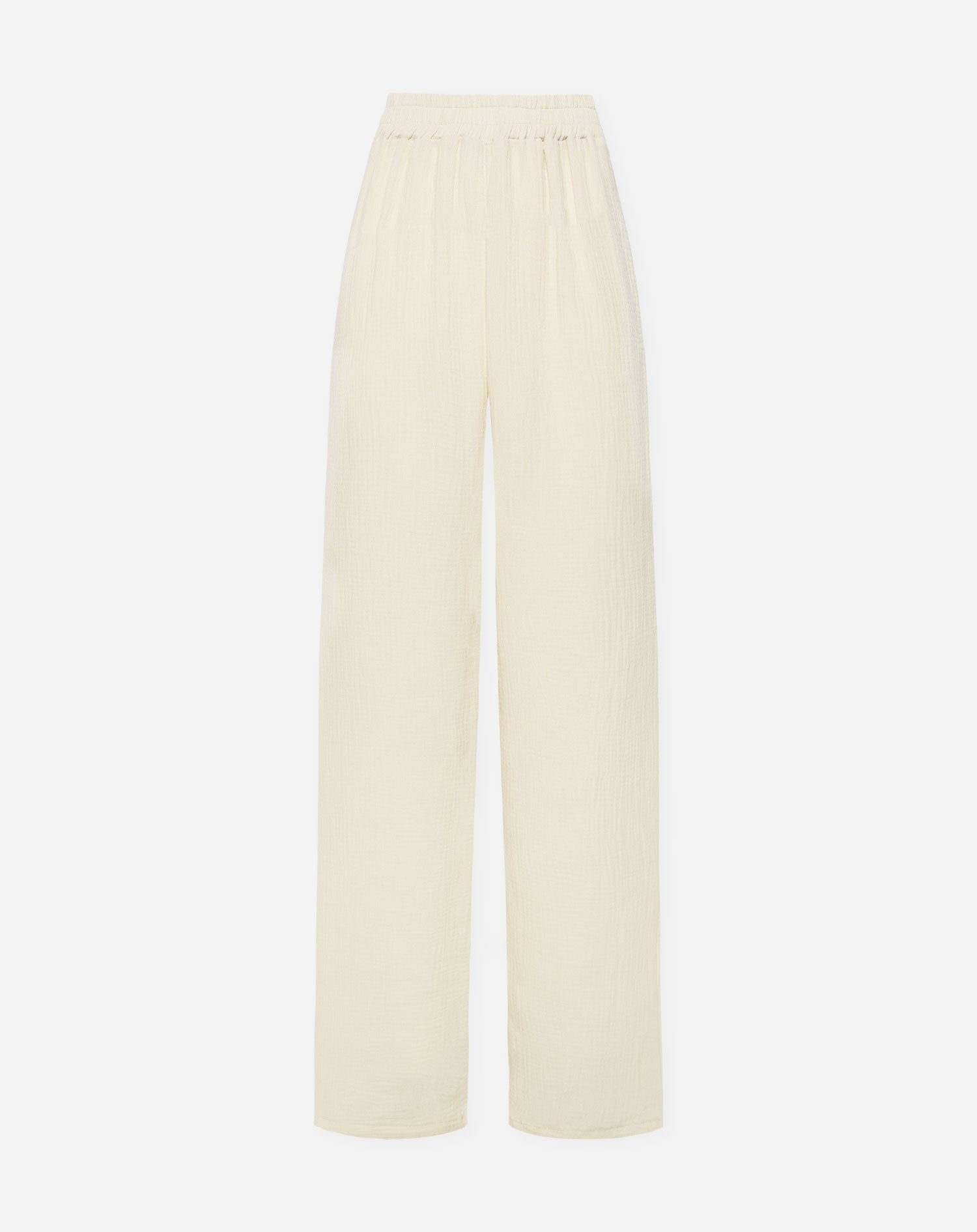 MELODY MOUSSELINE STRAIGHT LEG PANTS PETITE BEIGE 
