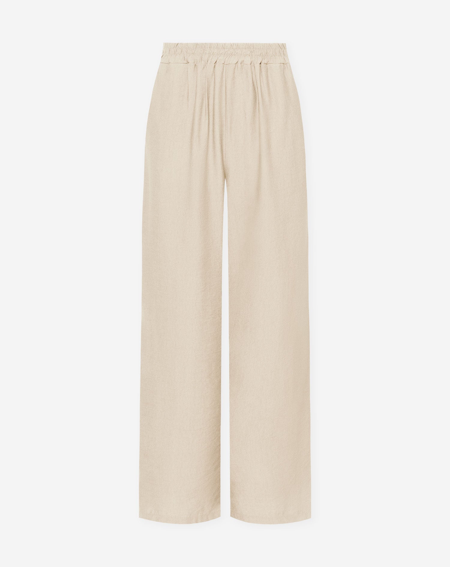 ZAYA VISCOSE STRAIGHT LEG PANTS PETITE BEIGE