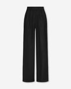 HALLY WIDE LEG PANTS PETITE ZWART
