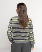 STRIPE KNITTED POLO BUTTER YELLOW