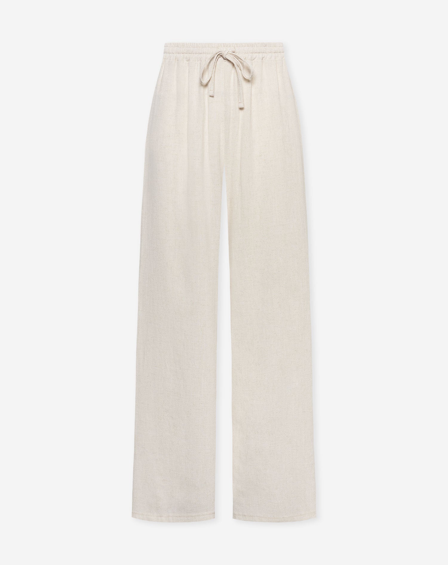 LINDE STRAIGHT LEG PANTS PETITE BEIGE