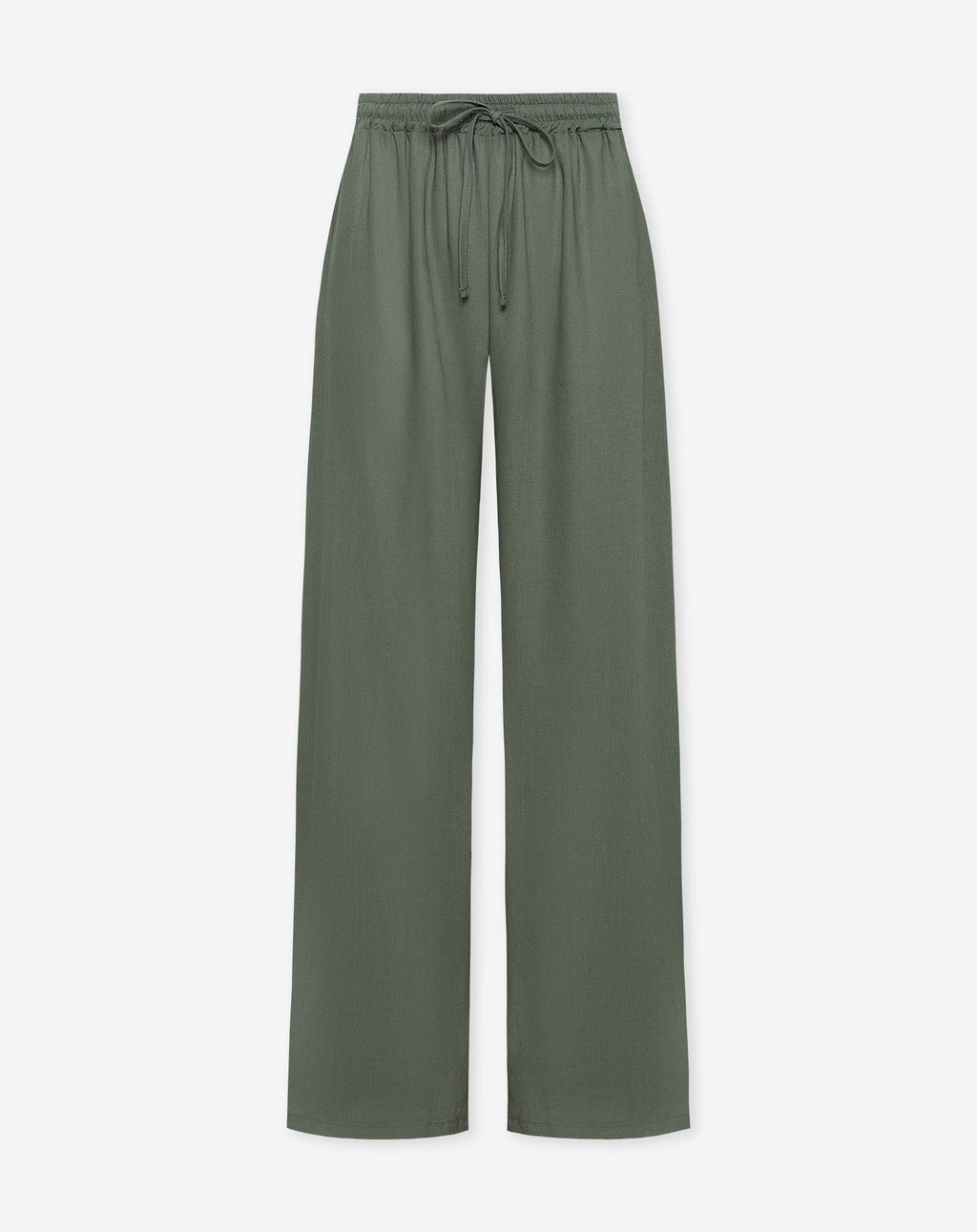 LINDE STRAIGHT LEG PANTS PETITE OLIVE