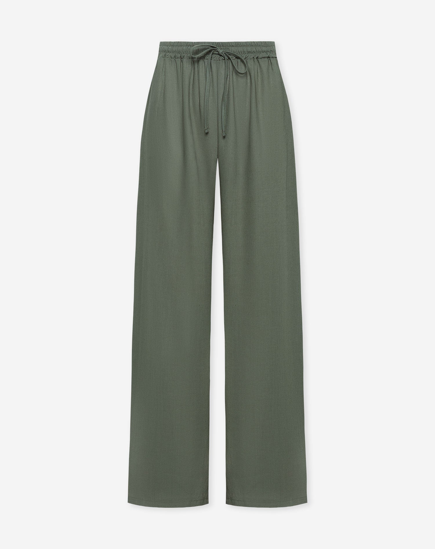 LINDE STRAIGHT LEG PANTS PETITE OLIVE
