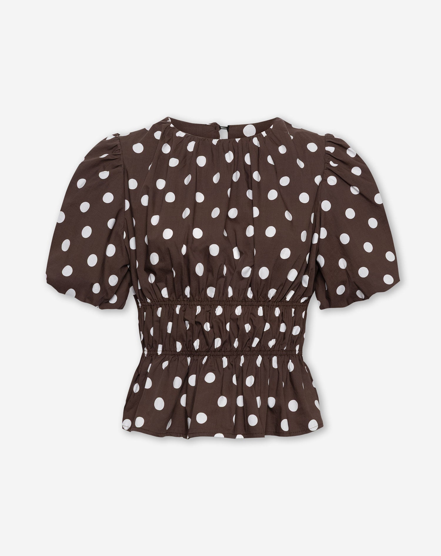 EVY DOT COTTON TOP BRUIN