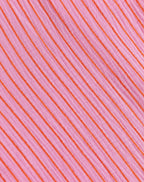 STRIPE MOUSSELINE STRAIGHT LEG PANTS PETITE PINK