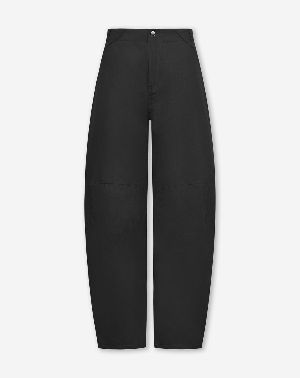 BARREL LEG PANTS PETITE BLACK