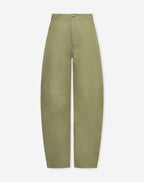 BARREL LEG PANTS PETITE OLIVE