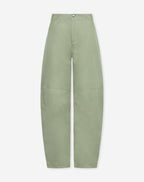 BARREL LEG PANTS PETITE SAGE GREEN