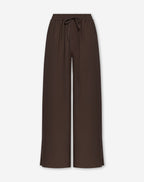 DAVINA VISCOSE SLIT PANTS PETITE BRUIN