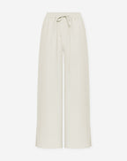 DAVINA VISCOSE SLIT PANTS PETITE CRÈME