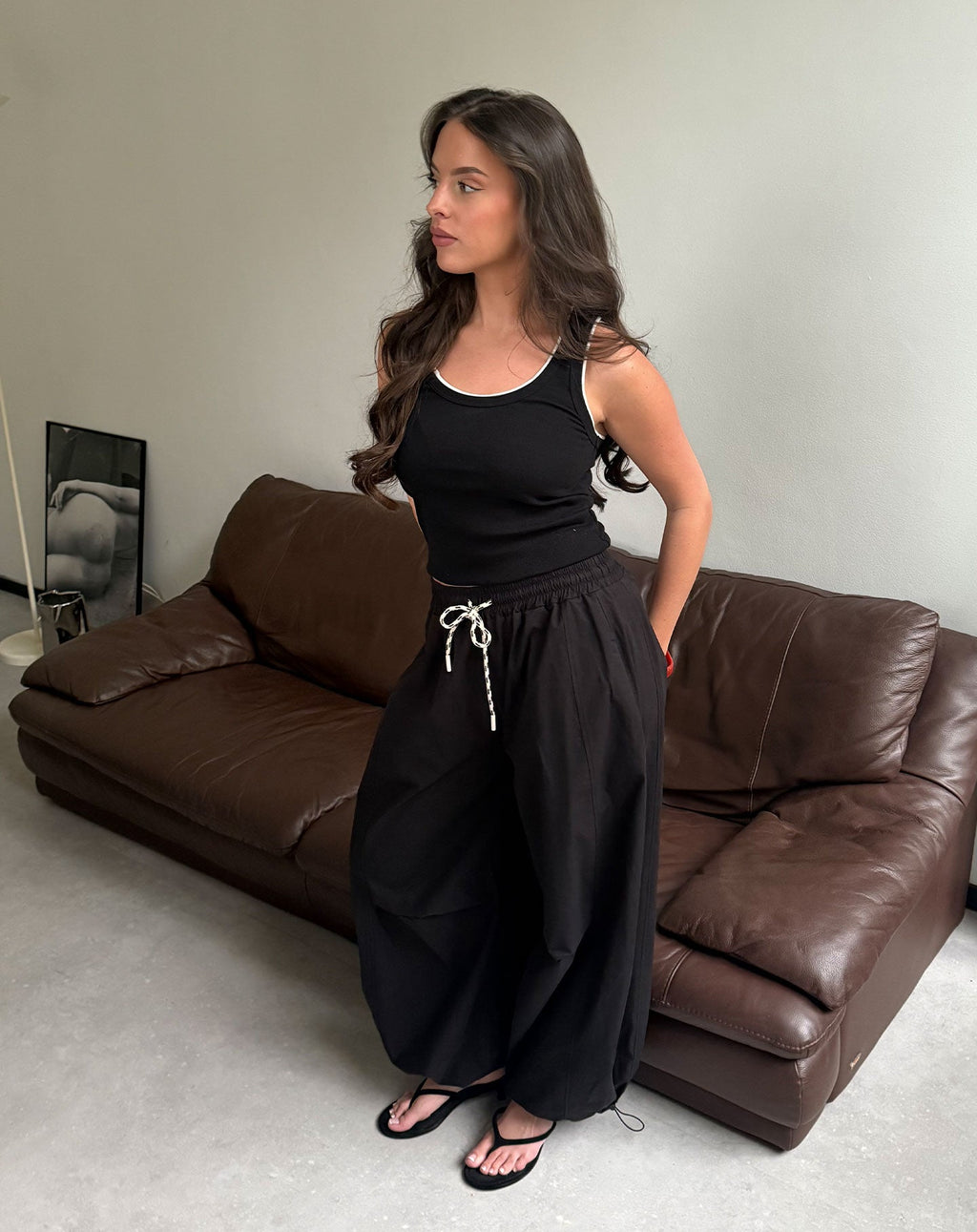 DILARA BALLOON PANTS PETITE BLACK