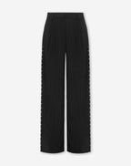 SAAR PINSTRIPE STUD PANTALON PETITE BLACK