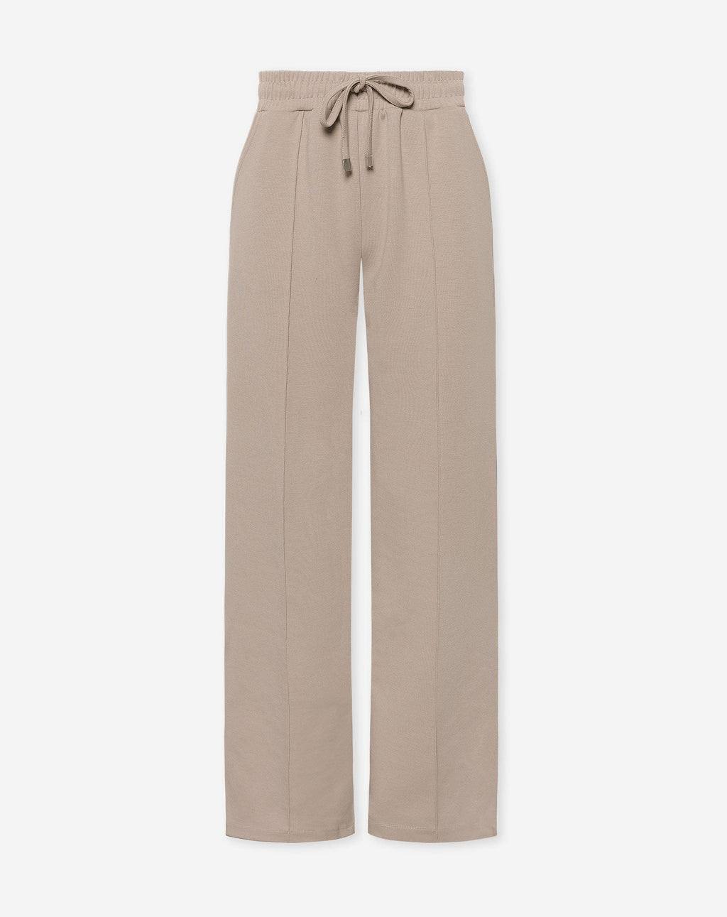 SCUBA PINTUCK PANTS PETITE BEIGE