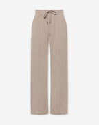 SCUBA PINTUCK PANTS PETITE BEIGE
