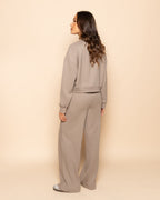 SCUBA PINTUCK PANTS PETITE BEIGE