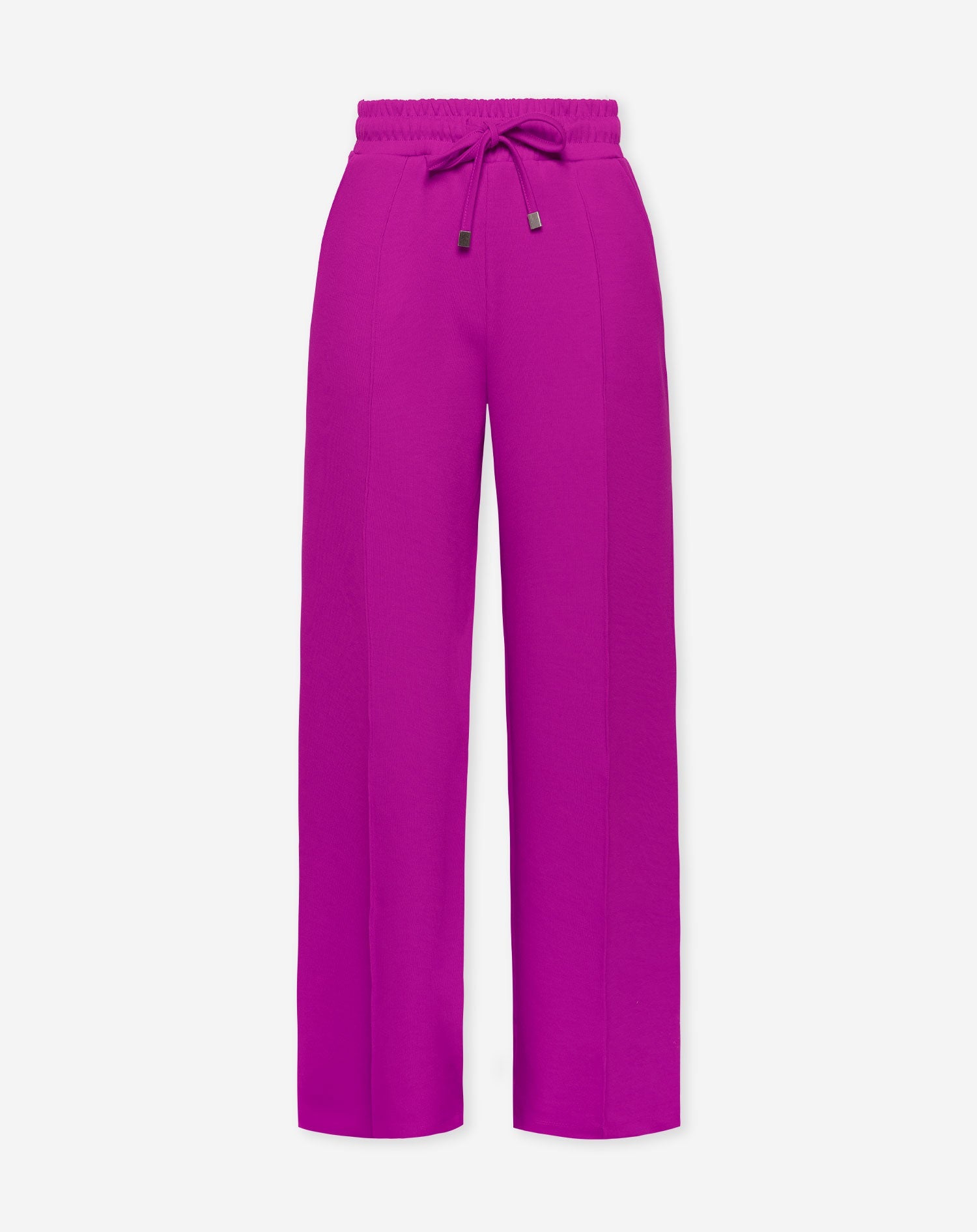 SCUBA PINTUCK PANTS PETITE MAGENTA