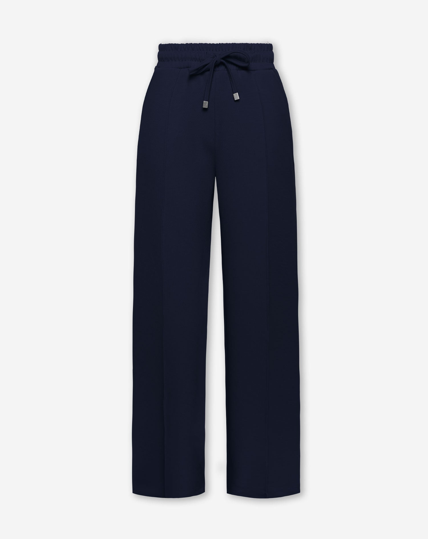 SCUBA PINTUCK PANTS PETITE NAVY BLUE